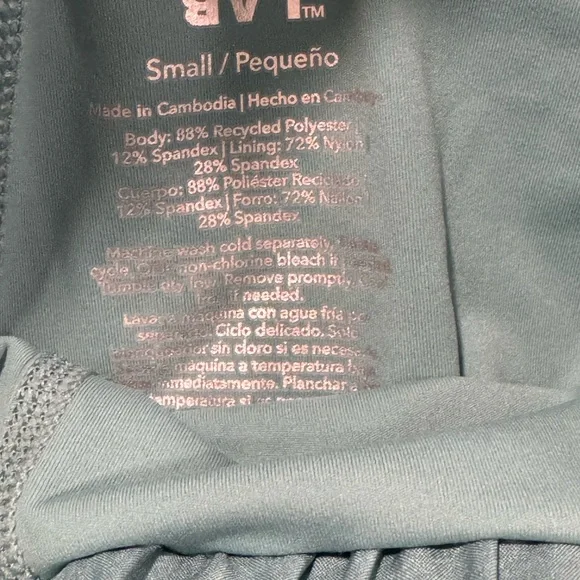 JoyLab High Waist Women Shorts in Teal small - Picture 6 of 9